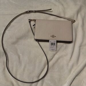 Coach Light Beige Crossbody Bag